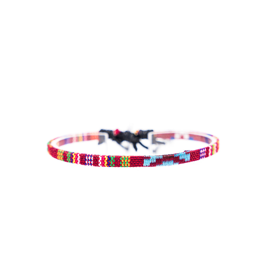 Boho Surfer Anklet Flat - Red