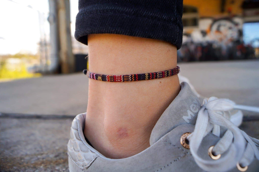 Boho Surfer Anklet Flat - Vulcano